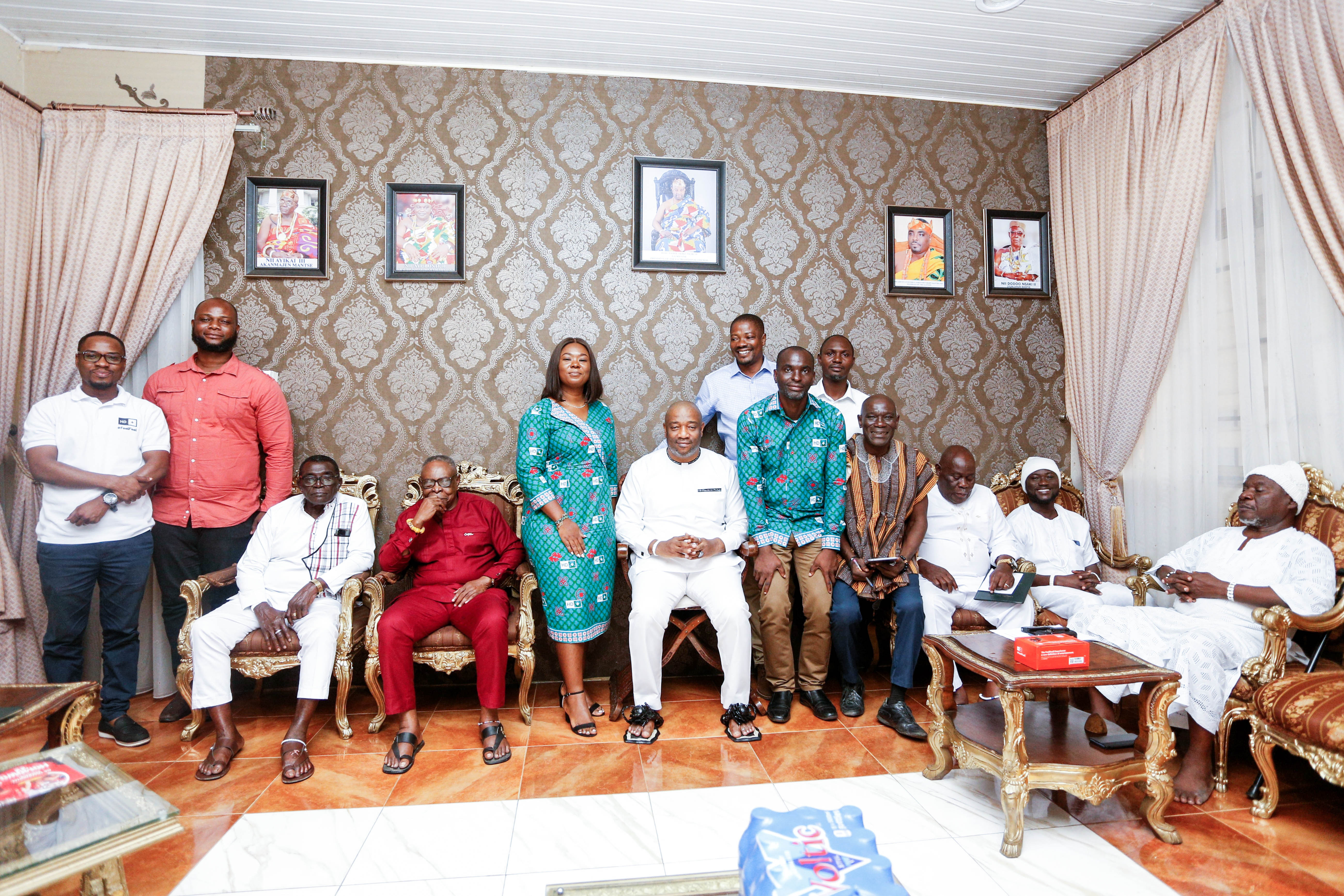 HD+ pays courtesy calls on Ga Traditional Council ahead of Homowo marathon